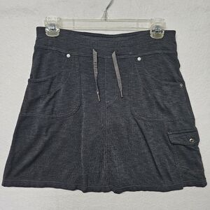 Kuhl Mova Cargo Skort Hiking Skirt Charcoal Gray XS